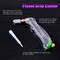 3Pcs Heavy Duty Glass Running Pliers, Breaker Grozer Pliers and Grip Oil Feed Glass Cutter Kit, Professional Stained Glass Cutting Tool with Extra Rubber Tips Perfect for Stained Glass Work
